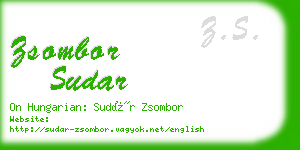 zsombor sudar business card